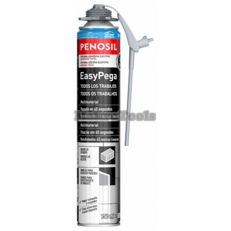 PENOSIL EasyPega. Espuma adhesiva. Para la fijación de una amplia variedad de materiales de construcción.
